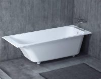 Ванна из искусственного камня Salini Orlanda 160х70 102025M Белая матовая — фото 3, Ванны из искусственного камня