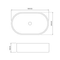 Товар: Раковина-чаша Iddis Ray 55 RAYWS13i27 Белая глянцевая - фото 4 Раковина-чаша Iddis Ray 55 RAYWS13i27 Белая глянцевая — фото 4, Раковины накладные
