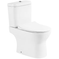 Унитаз компакт BelBagno Steam BB130CPR/BB130SC без бачка с сиденьем Микролифт — фото 1, Напольные унитазы