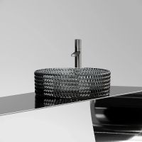 Раковина-чаша Ceramicanova Cristal 36 CN6060 Черная — фото 15, Раковины накладные