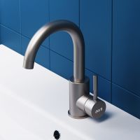 Смеситель для раковины Dorff Logic D3002101SS Нержавеющая сталь — фото 7, Смесители для раковины