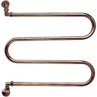 Водяной полотенцесушитель Margaroli Vento 400OB Бронза — фото 1, Водяные полотенцесушители