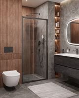 Душевая дверь CEZARES MOLVENO-BF-3-90-C-GM-IV — фото 2, Раздвижные душевые двери