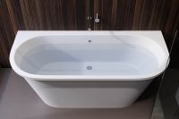 Ванна из искусственного камня Holbi Galatea 169x77 1.01.003.11.1 Белая матовая — фото 6, Ванны