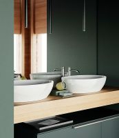 Раковина-чаша GSI Pura 60 883409 Белая матовая — фото 5, Раковины накладные