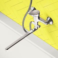 Смеситель для ванны Dorff Norma D1095000 универсальный Хром — фото 7, Смеситель для ванны