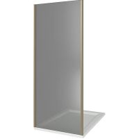 Душевая стенка Good Door Jazze SP-80-B-BR 80 профиль Бронза стекло тонированное — фото 1, Боковые стенки
