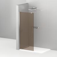 Душевая перегородка CEZARES LIBERTA-L-1-110-BR-Cr — фото 3, Душевые перегородки