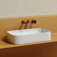 Раковина-чаша Ceramicanova Element 71 CN6054 Белая глянцевая — фото 14, Раковины накладные