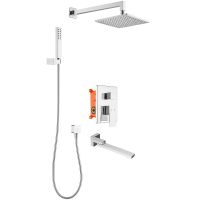 Душевая система Swedbe Platta 5546 Хром — фото 8, Встраиваемые душевые комплекты