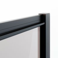 Душевой уголок Ambassador Forsa 160х90 17021222AB-90AB профиль Черный стекло прозрачное — фото 4, Душевые уголки