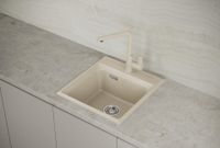 Товар: Мойка кухонная Point Мисти 46 светло-бежевый - фото 5 Мойка кухонная Point Мисти 46 светло-бежевый — фото 5, Кухонные мойки