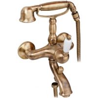 Смеситель для ванны Gattoni Orta 2700/27V0 OLD Бронза — фото 1, Смеситель для ванны
