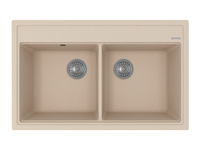 Florentina Мойка "Липси" 820, бежевый FG арт-20.370.E0820.104 — фото 1, Кухонные мойки