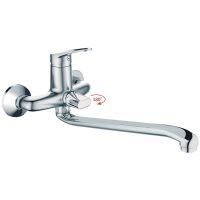 Смеситель для ванны Haiba универсальный Хром матовый арт-HB2213-1 — фото 3, Смеситель для ванны