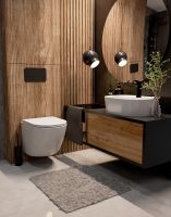 Товар: Унитаз AQUAme AQM2002L подвесной Белый глянец с сиденьем Микролифт - фото 9 Унитаз AQUAme AQM2002L подвесной Белый глянец с сиденьем Микролифт — фото 9, Подвесные унитазы