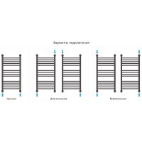 Водяной полотенцесушитель Сунержа Богема+ 800х500 00-0223-8050 с полкой Хром — фото 7, Водяные полотенцесушители