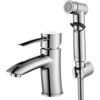 Смеситель для раковины Lemark Atlantiss LM3216C с гигиеническим душем Хром — фото 1, Смесители для раковины