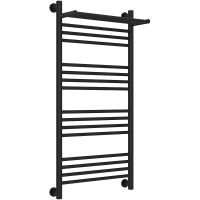 Водяной полотенцесушитель Сунержа Богема+ 1000х500 31-0223-1050 с полкой Черный матовый — фото 7, Водяные полотенцесушители