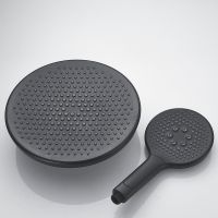 Душевая система Rose R39H R3936H Черная матовая — фото 16, Душевые стойки