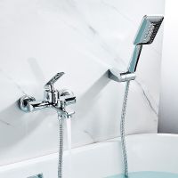 Смеситель для ванны Accoona H123 A63123 Хром — фото 5, Смеситель для ванны