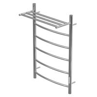 Полотенцесушитель электрический Point Афина PN04858P П5 500x800 с полкой, диммер справа, хром — фото 3, Электрические полотенцесушители