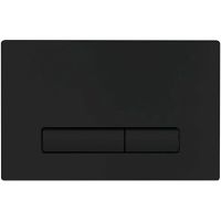 Клавиша смыва BelBagno Genova BB021-GV-NERO.M Черная матовая — фото 1, Кнопки смыва