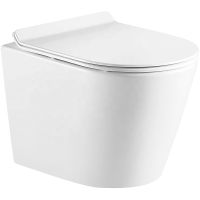 Унитаз Azario Fonti AZ-402W подвесной Белый с сиденьем Микролифт — фото 1, Подвесные унитазы