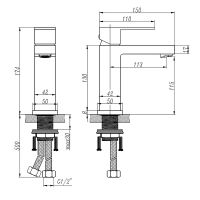Товар: Смеситель для раковины Bronze de Luxe Simple SA980 Хром - фото 3 Смеситель для раковины Bronze de Luxe Simple SA980 Хром — фото 3, Смесители для раковины