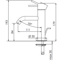 Товар: Смеситель для раковины Remer X-Style X10NO Черный матовый - фото 2 Смеситель для раковины Remer X-Style X10NO Черный матовый — фото 2, Смесители для раковины