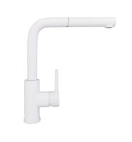 Смеситель для кухни ALVEUS ZEOS P MONARCH WHITE MATT — фото 1, Смесители для кухни