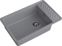 Товар: GRANFEST Мойка QUARZ 51 1-чаша+крыло 760*480мм темно-серый арт.GF-ZL- - фото 2 GRANFEST Мойка QUARZ 51 1-чаша+крыло 760*480мм темно-серый арт.GF-ZL- — фото 2, Кухонные мойки