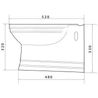 Товар: Биде Caprigo Armonia 5804 подвесное Белое - фото 5 Биде Caprigo Armonia 5804 подвесное Белое — фото 5, Биде подвесные