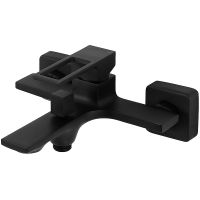 Смеситель для ванны BelBagno Luce LUC-VAS-NERO Черный матовый — фото 1, Смеситель для ванны