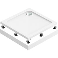 Акриловый поддон для душа Bas Форум 80х80 ПН00048 Белый — фото 1, Акриловые душевые поддоны