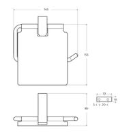 Товар: Держатель для туалетной бумаги CEZARES SLIDER-PH-NOP - фото 2 Держатель для туалетной бумаги CEZARES SLIDER-PH-NOP — фото 2, Держатели туалетной бумаги