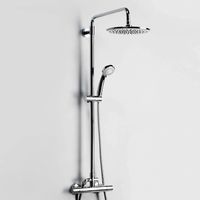 A13302 Thermo Душевой комплект с термостатическим смесителем — фото 2, Душевые стойки