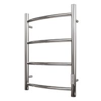 Полотенцесушитель электрический Point Афина PN04846 П4 400x600 диммер справа, хром — фото 3, Электрические полотенцесушители