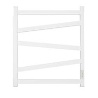 Полотенцесушитель электрический Point Феникс PN15856W П5 500x600, диммер справа, белый — фото 1, Электрические полотенцесушители