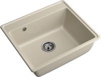 GRANFEST Мойка VERTEX 580 1-чаша 580*500мм топаз арт.GF- — фото 1, Кухонные мойки