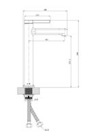 Смеситель "Canberra" д/рак, высокий, арт. CR25 — фото 2, Смесители для раковины