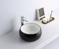 Раковина-чаша CeramaLux 39 5004BW Черная — фото 2, Раковины накладные