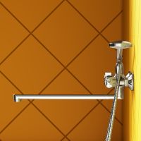 Смеситель для ванны Dorff Modern D7095000 универсальный Хром — фото 6, Смеситель для ванны