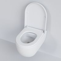 Унитаз Ambassador Abner 103T20101R подвесной Белый матовый без сиденья — фото 9, Унитазы