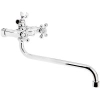 Смеситель для ванны Accoona Эконом A87176 универсальный Хром — фото 1, Смеситель для ванны