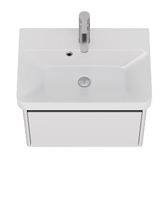 Товар: Тумба Luxury, 55 см, подвесная, 1 ящик, белый матовый - фото 10 Тумба Luxury, 55 см, подвесная, 1 ящик, белый матовый — фото 10, Тумбы под раковину