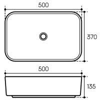 Товар: Раковина-чаша Aqueduto Espiral 50 ESP0440 Черная матовая - фото 3 Раковина-чаша Aqueduto Espiral 50 ESP0440 Черная матовая — фото 3, Раковины накладные
