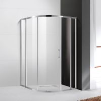 Душевой уголок CEZARES MOLVENO-R-11-100+30-C-Cr-IV — фото 1, Душевые уголки четверть круга