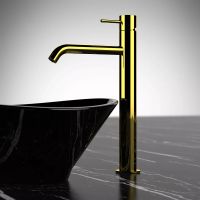 Смеситель для раковины Remer X-Style X10LXLDO Золото глянцевое — фото 3, Смесители для раковины