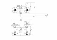Товар: Смеситель для ванны Haiba HB2224 универсальный Хром - фото 2 Смеситель для ванны Haiba HB2224 универсальный Хром — фото 2, Смеситель для ванны